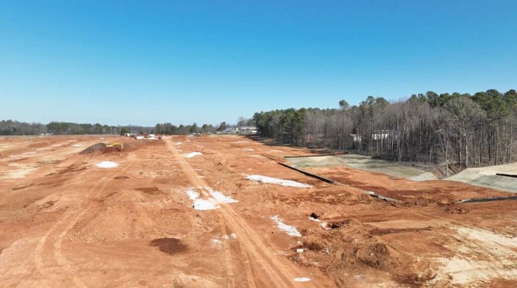 Electrical & Water Utilities Installed underground utilities being installed – february 2026