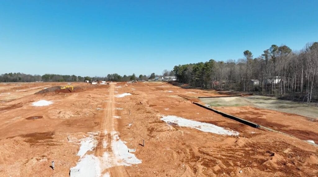 Electrical & Water Utilities Installed utility trenching in progress – february 2026