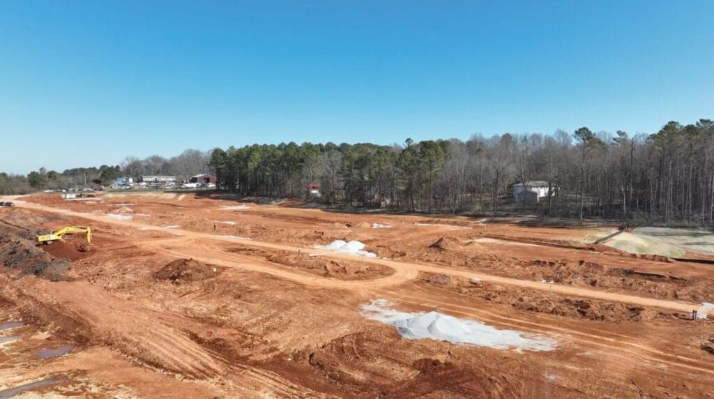 Sewer & Storm Utilities Finalized water line installation underway – february 2026