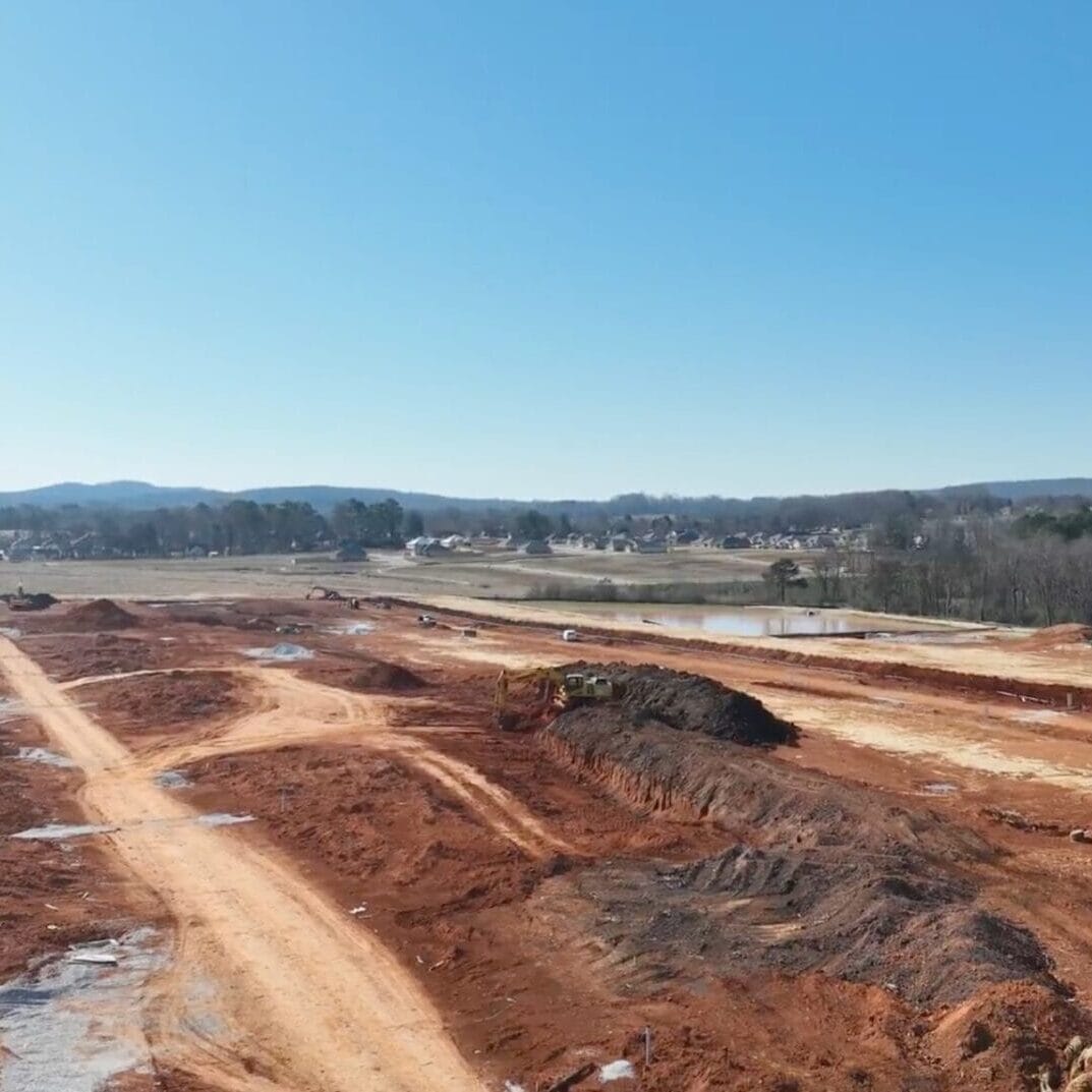 Baltimore Hill Essential underground utilities being installed on site