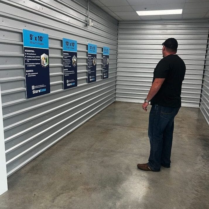 Huntsville Self-Storage Interior photo of Huntsville Self-Storage, a completed five-building self-storage facility.