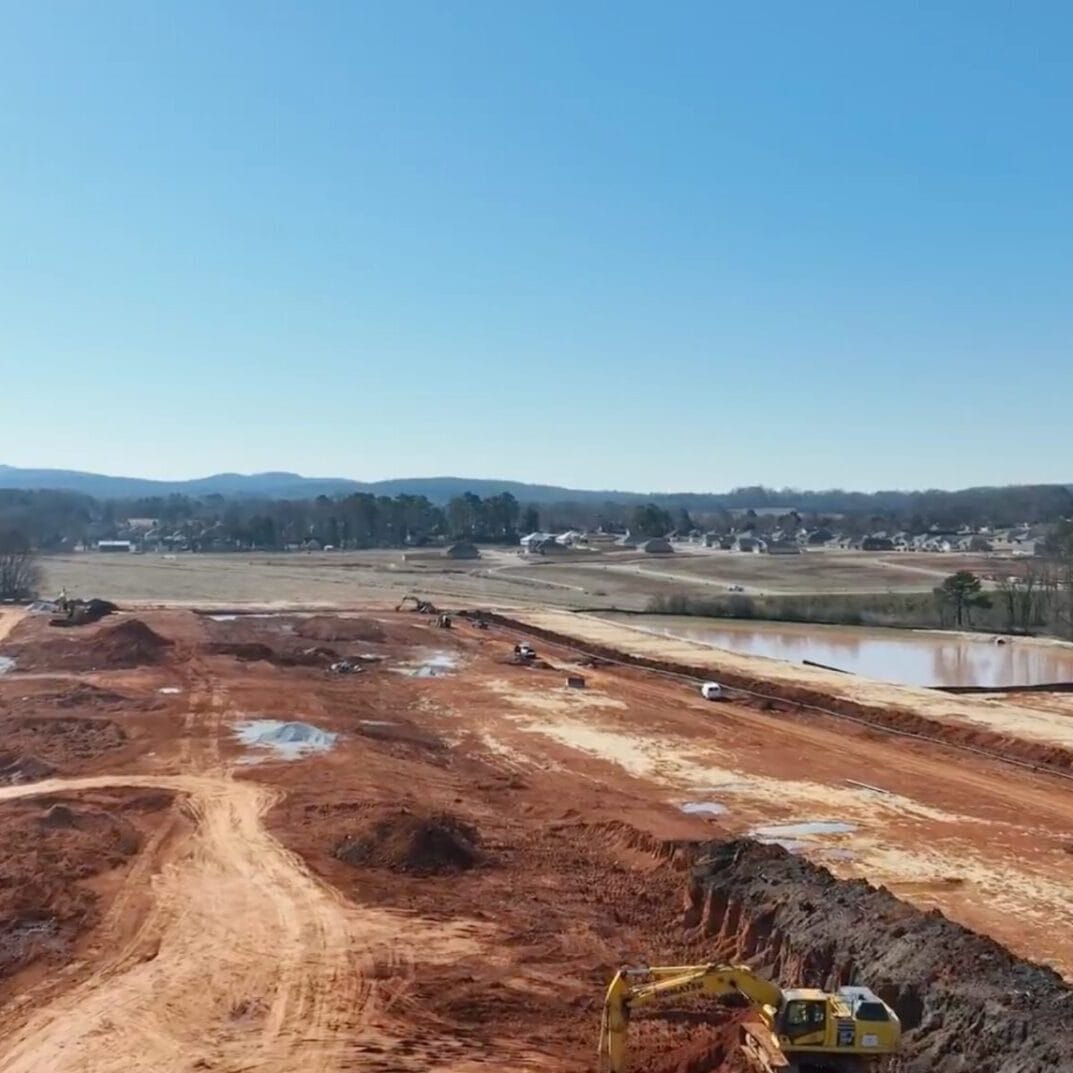 Baltimore Hill Utility installation work underway across development site