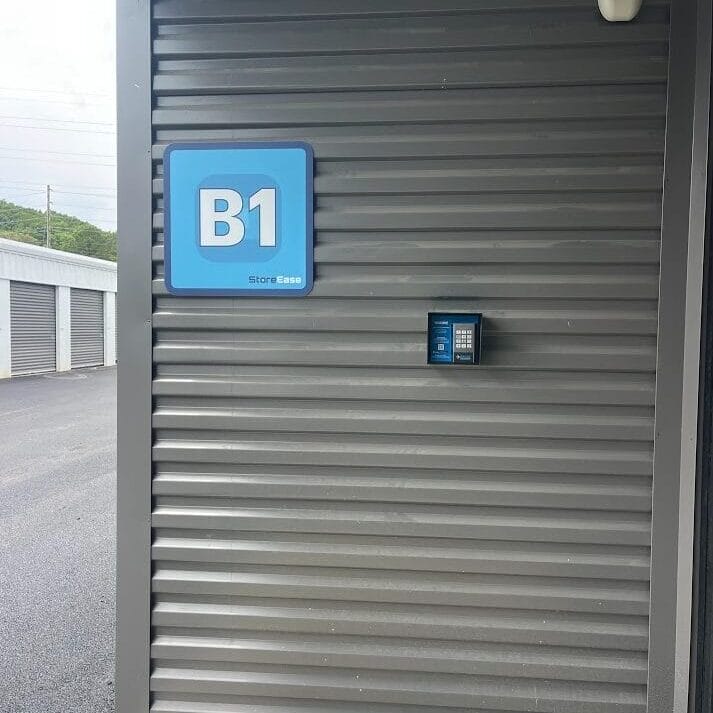 Exterior photo of Huntsville Self-Storage, a completed five-building self-storage facility.